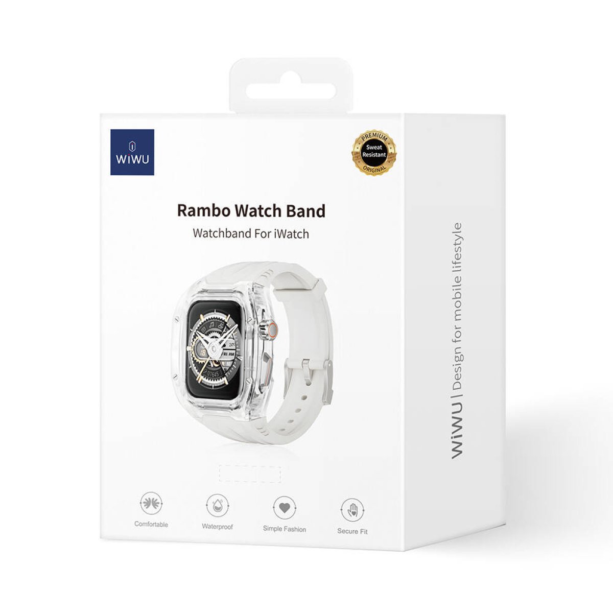 RAMBO WATCHBAND WHITE - Image 1