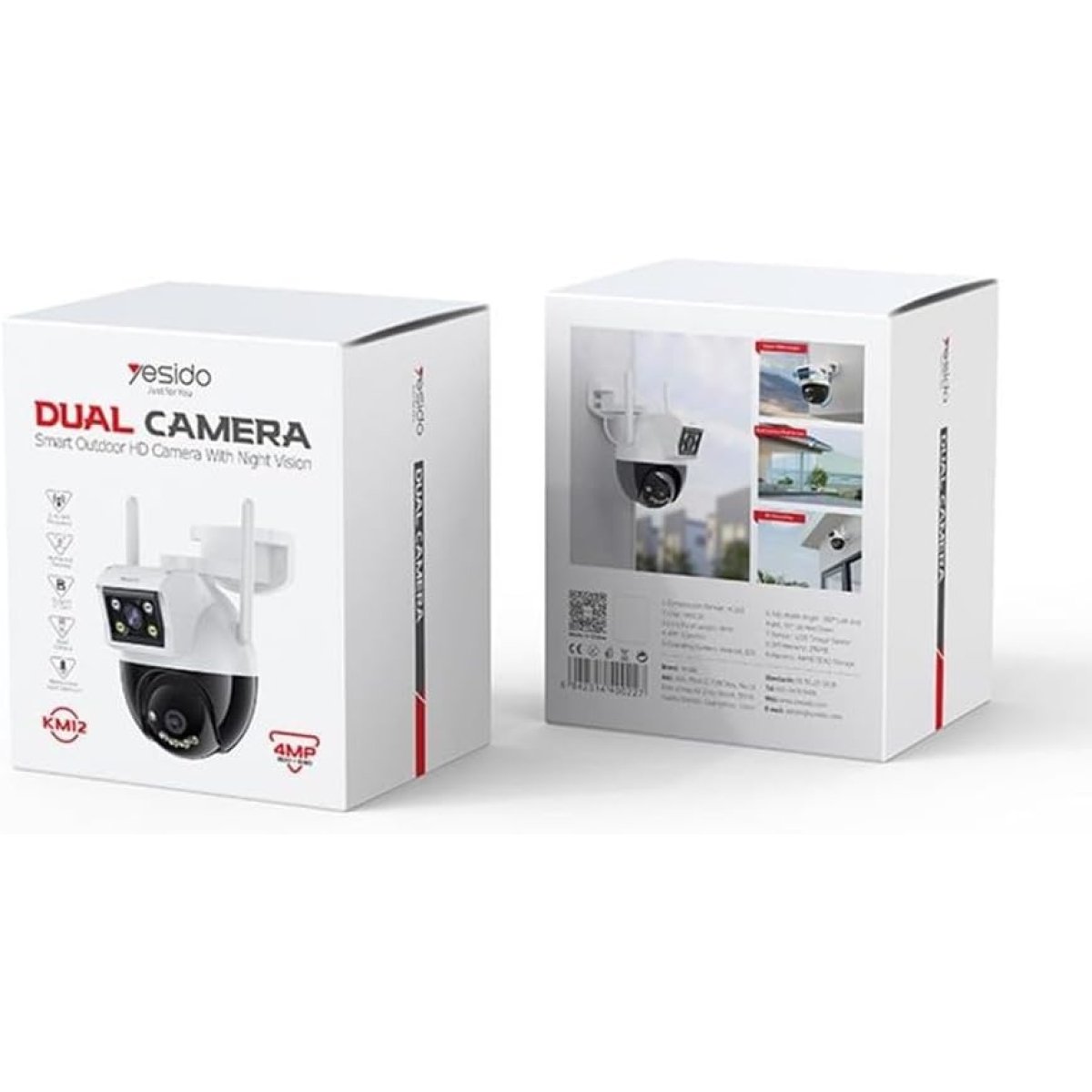 DUAL OUTDOOR CAMERA KM12 - Image 1