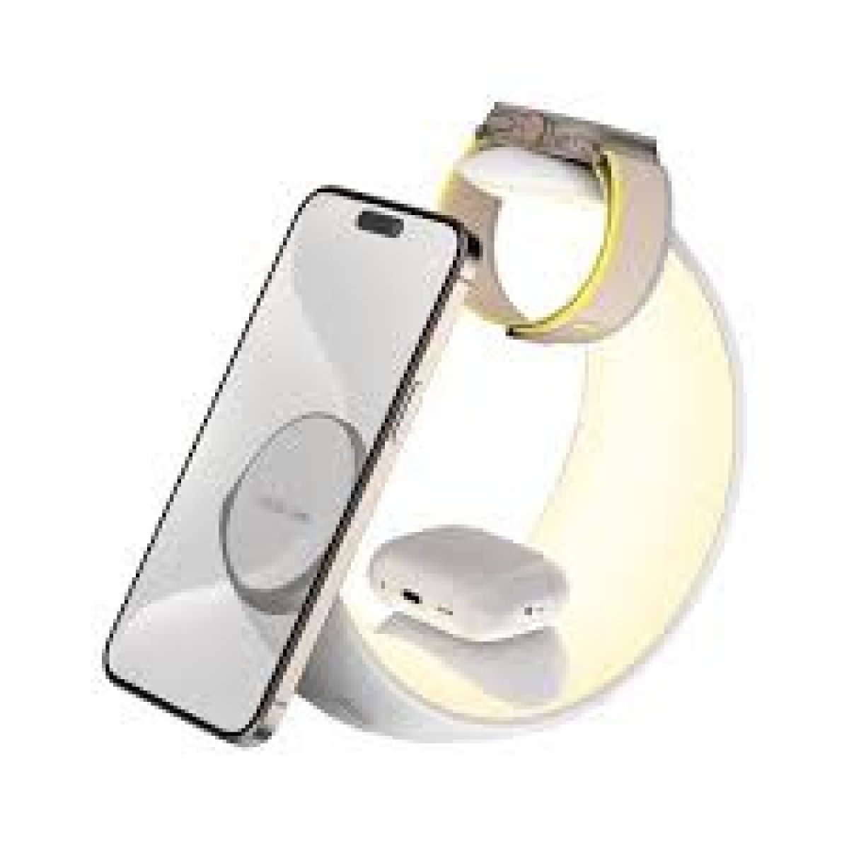 GREEN LION MOON CHARGE 4 IN 1 WIRELESS CHARGER - WHITE - Image 1
