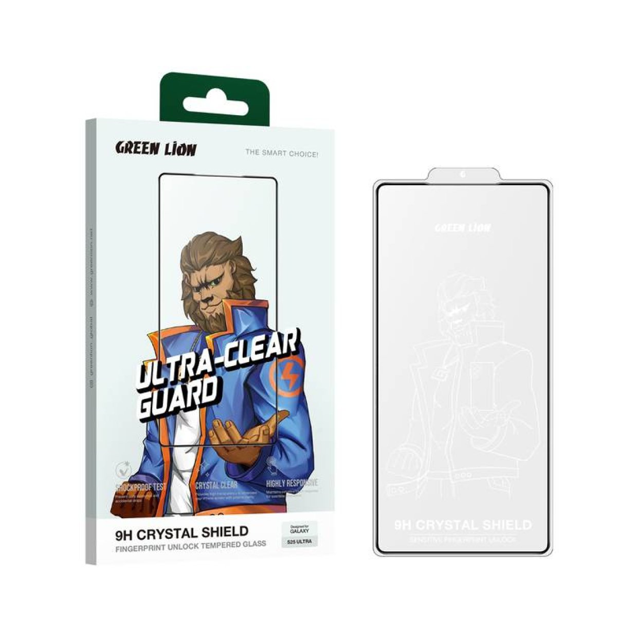 CLEAR GLASS 9H CRYSTAL SHIELD - Image 1