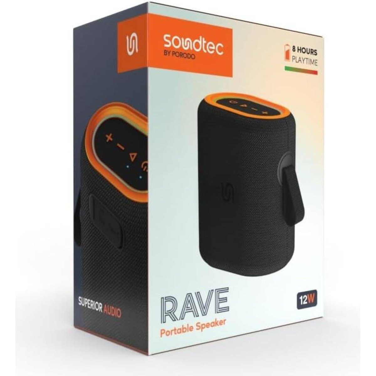 SOUNDTEC TWS SPEAKER 12W - BLACK - Image 1