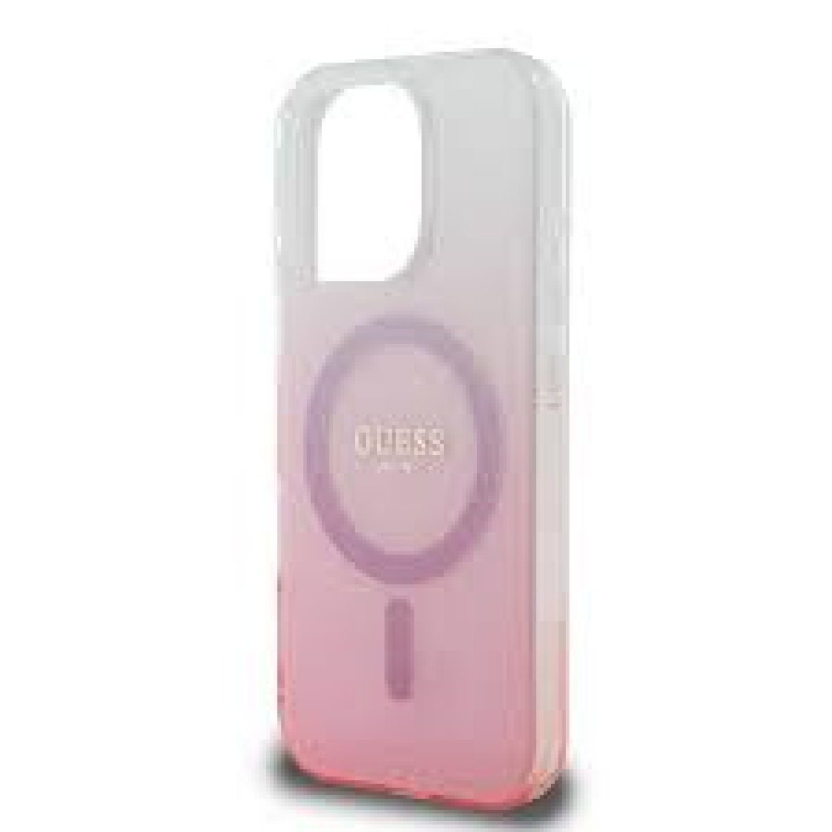 PINK MAGSAFE GLITTER GOLD PEONY - Image 1