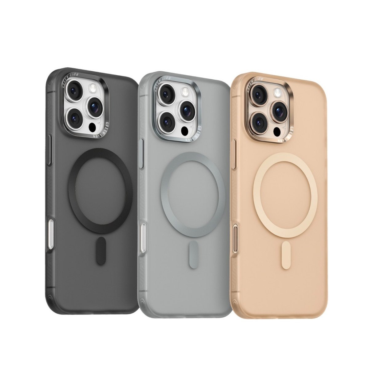 MATTE MAGSAFE NATURAL TITANIUM BORDER - Image 1