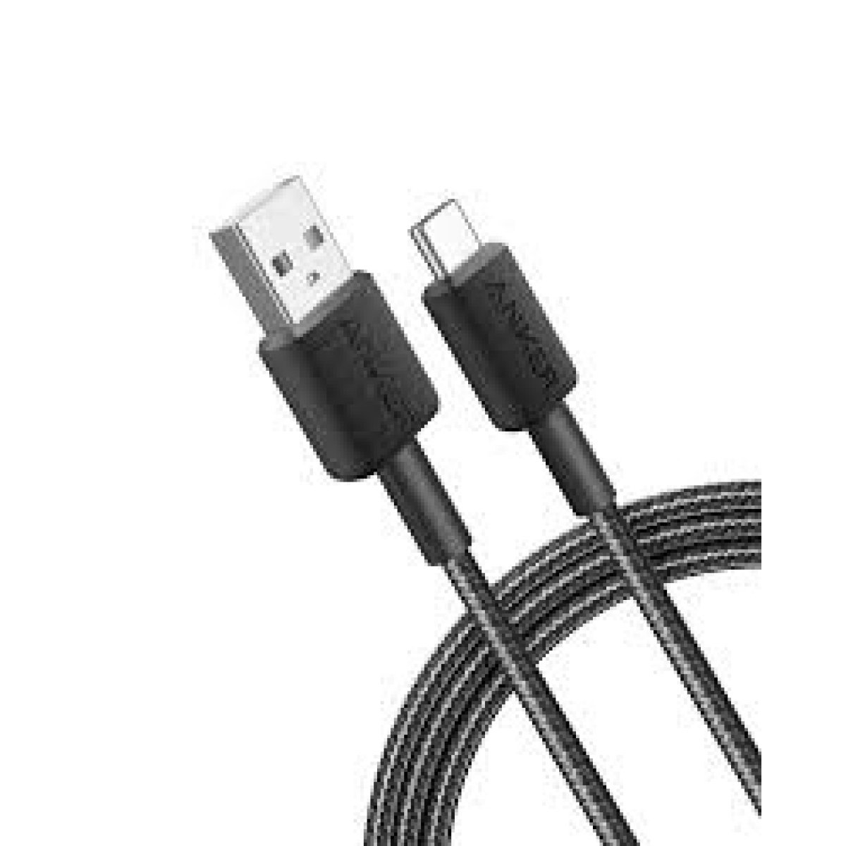 USB-A TO USB-C 1.2M BLACK - Image 1
