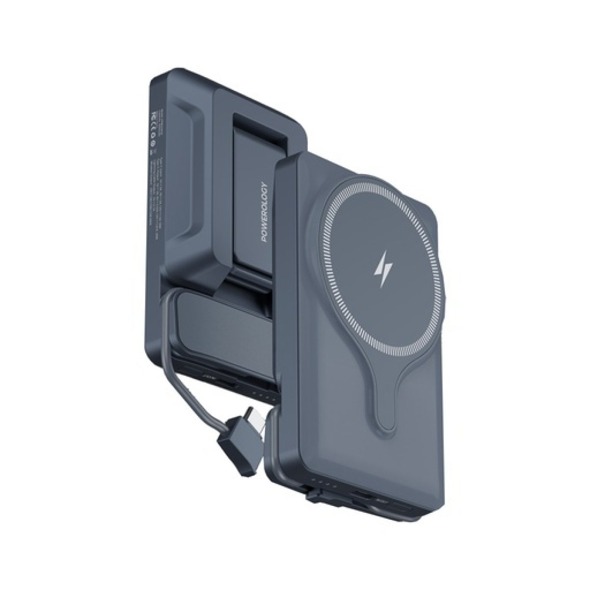 CAR MOUNT 5000MAH WITH WIRELESS CHARGER - Image 1