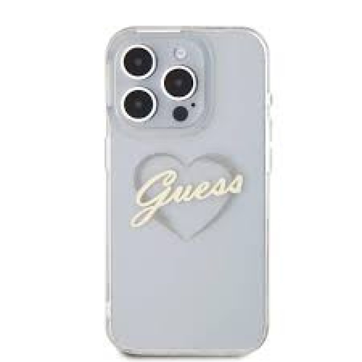 CLEAR CASE W HEART LOGO - Image 1