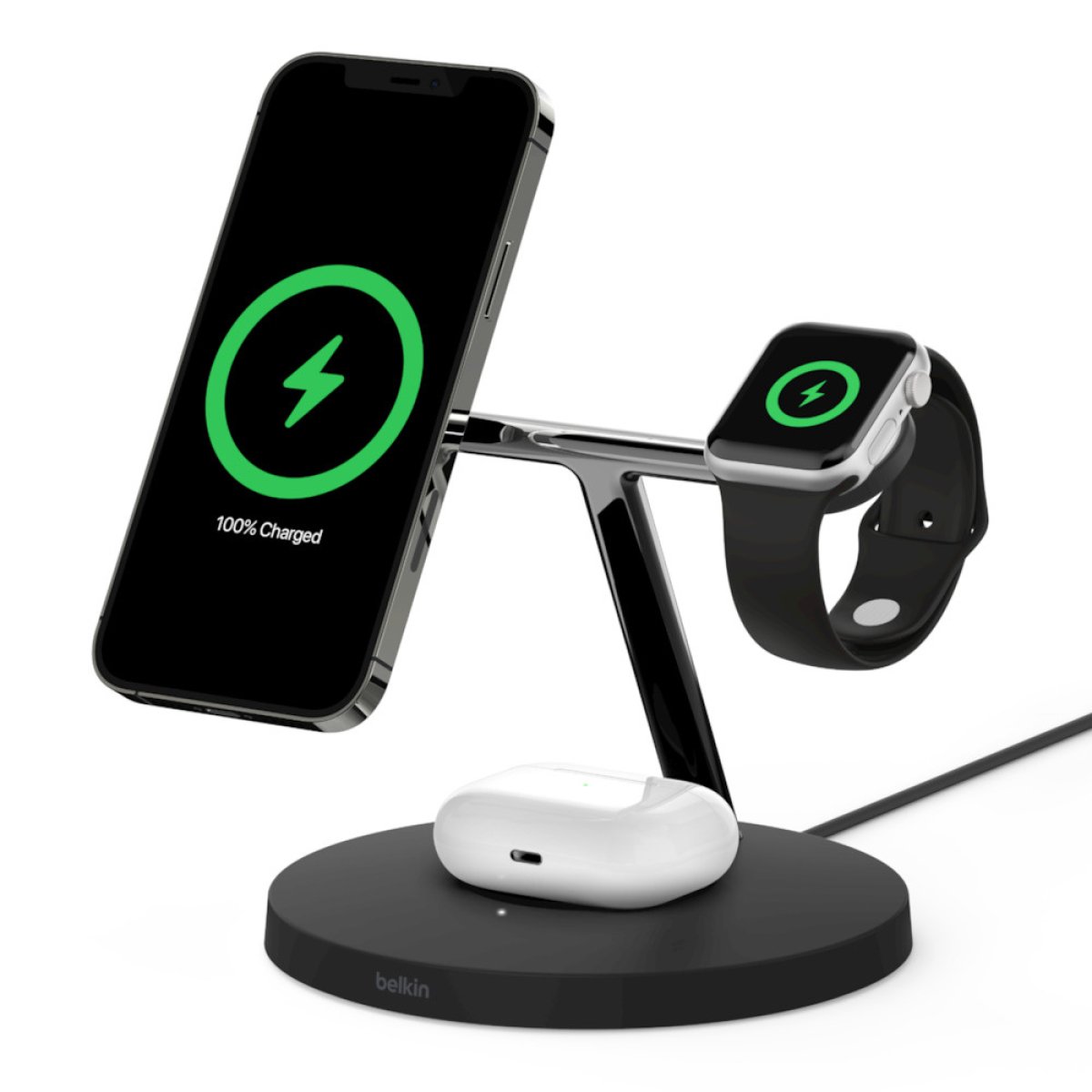 BELKIN 3IN1 WIRELESS WITH MAGSAFE (BLACK) - Image 1