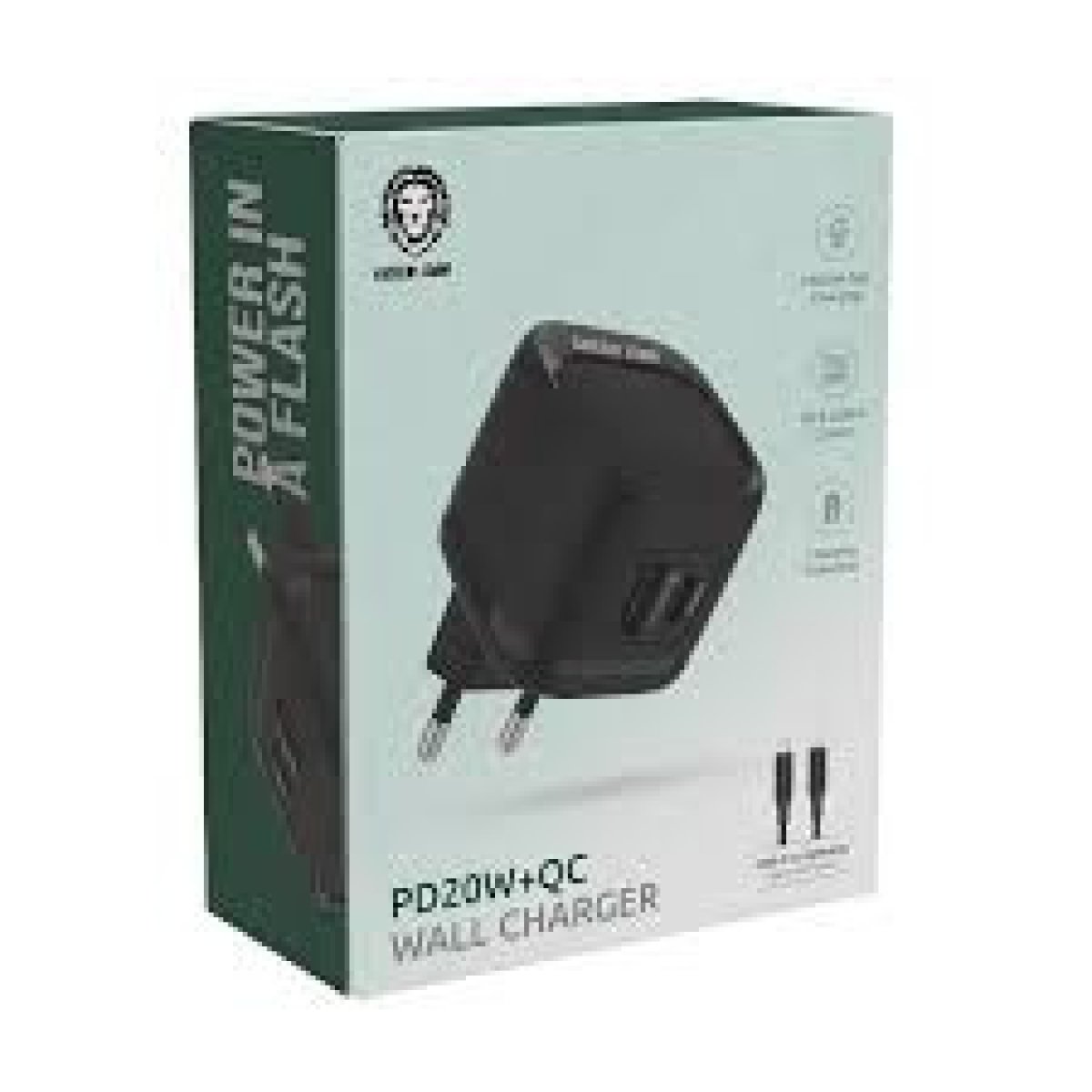 20W TYPE C 1M DARK GREEN - Image 1