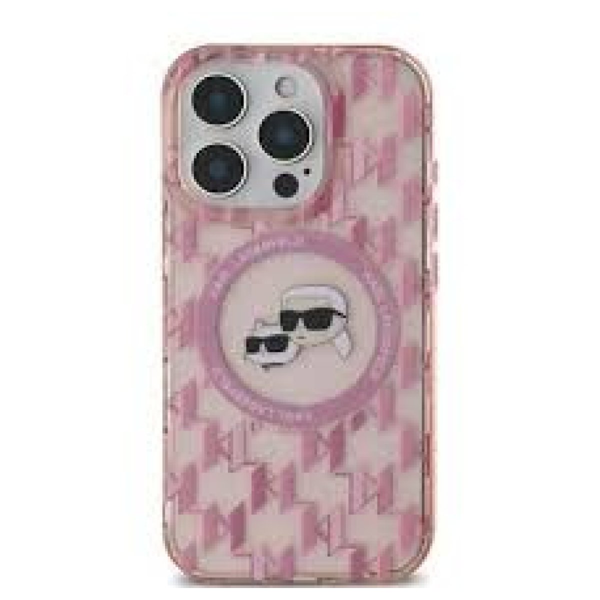 PINK MAGSAFE TRANSPARENT KL PATTERN - Image 1
