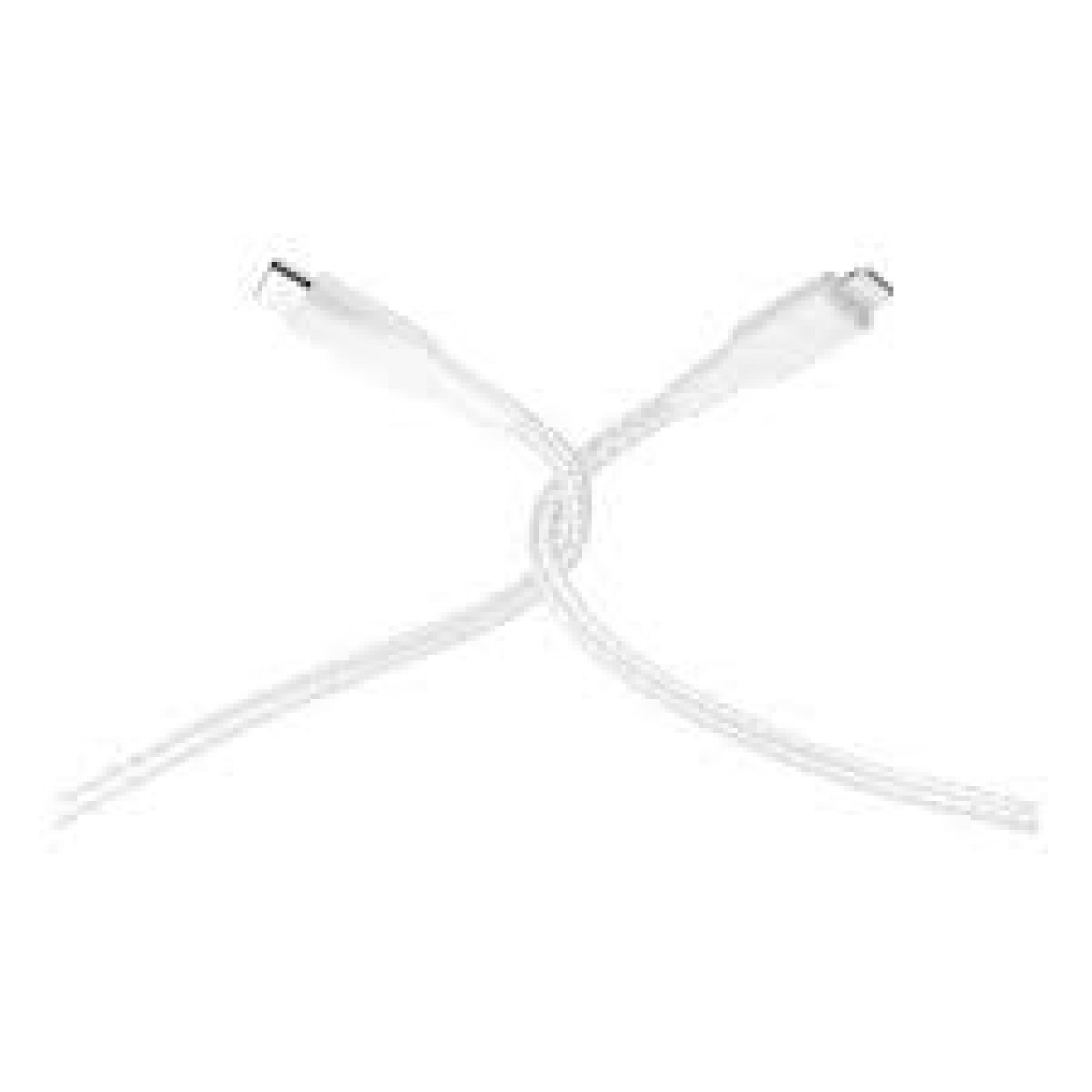BRAIDED USB-C TO LIGHTNING 2M PD 60W WHITE - Image 1