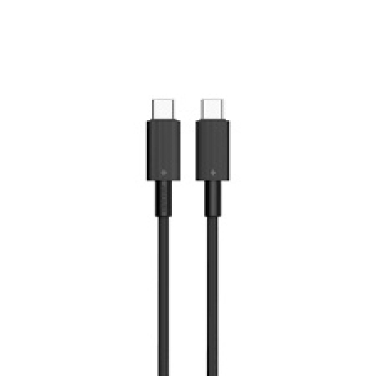 USB C TO C PVC CABLE 3M - BLACK - Image 1