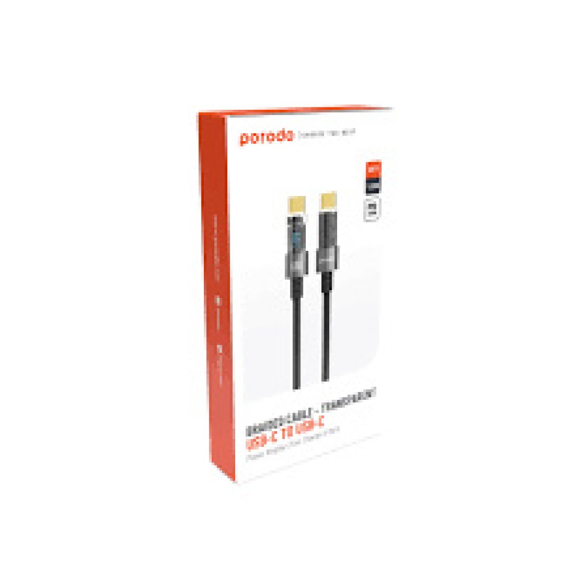 BRAIDED TRANSPARENT USB-C TO C 60W - Image 1