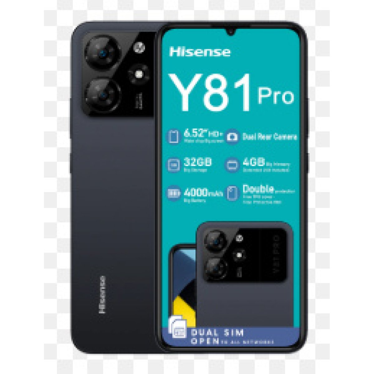 HISENSE Y81 PRO 4GB RAM 32GB ROM - Image 1