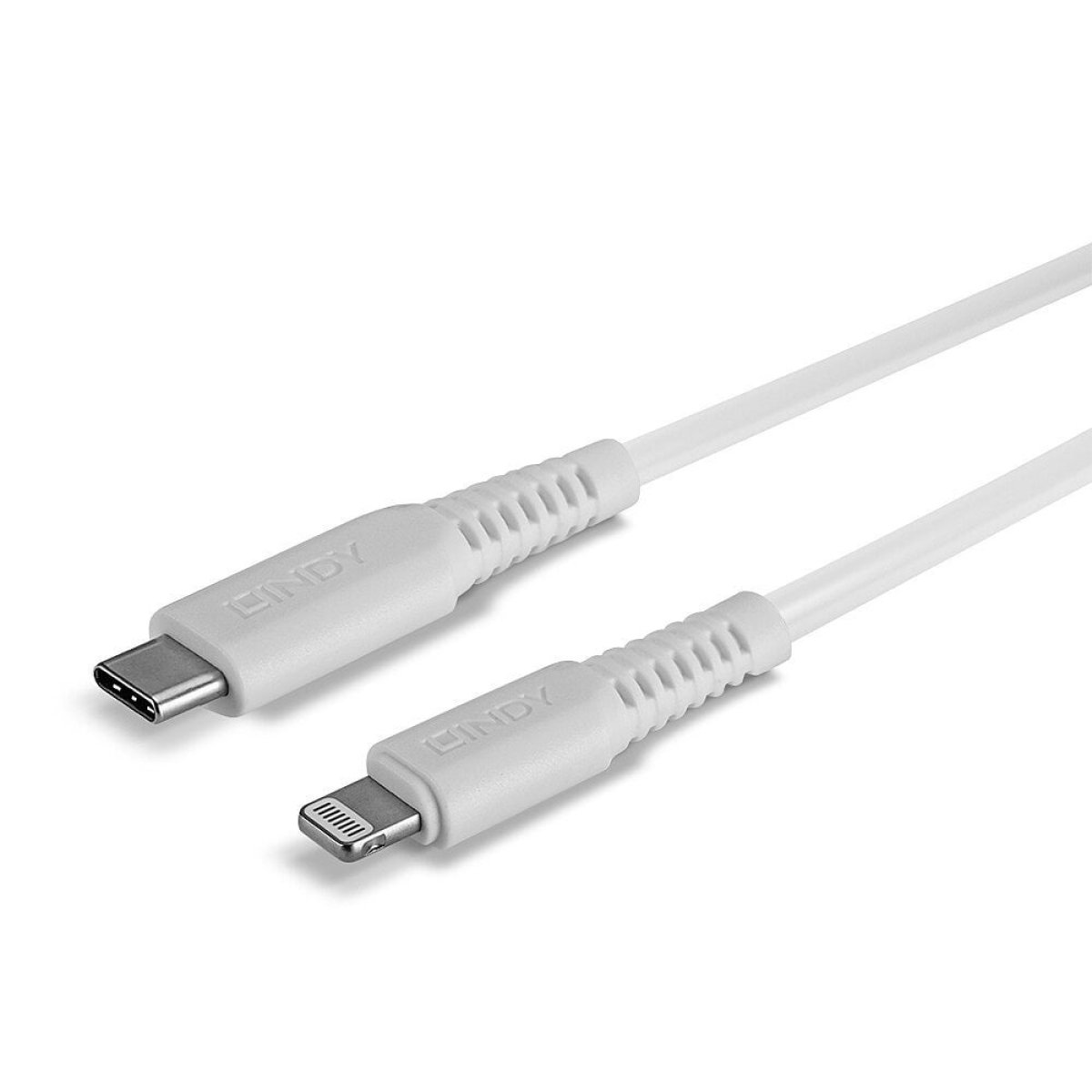 USC-C TO LIGHTNING PVC 3M-WHITE - Image 1