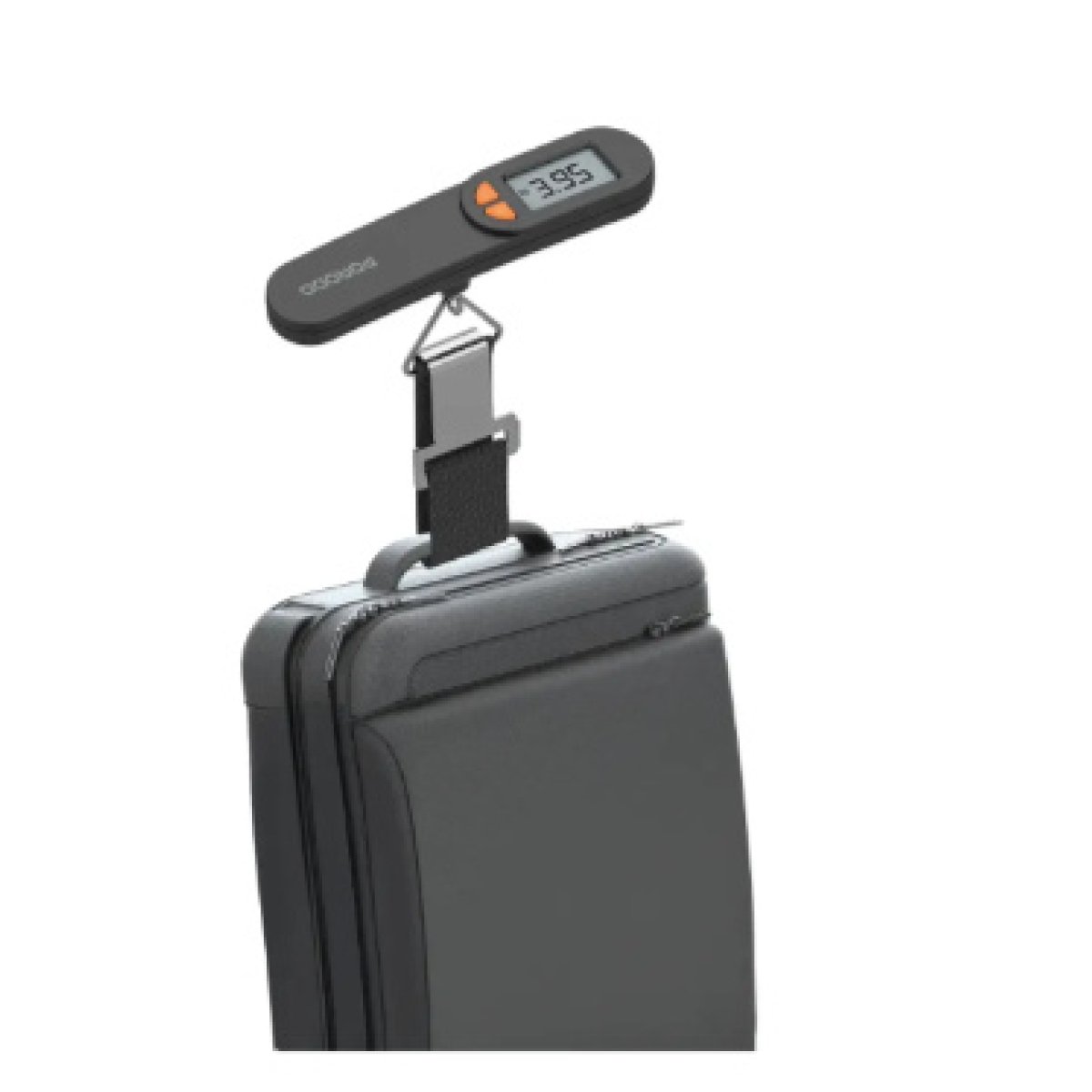 PORODO LIFESTYLE ECU SCALE HIGH PRECISION LUGGAGE SCALE BLACK - Image 1