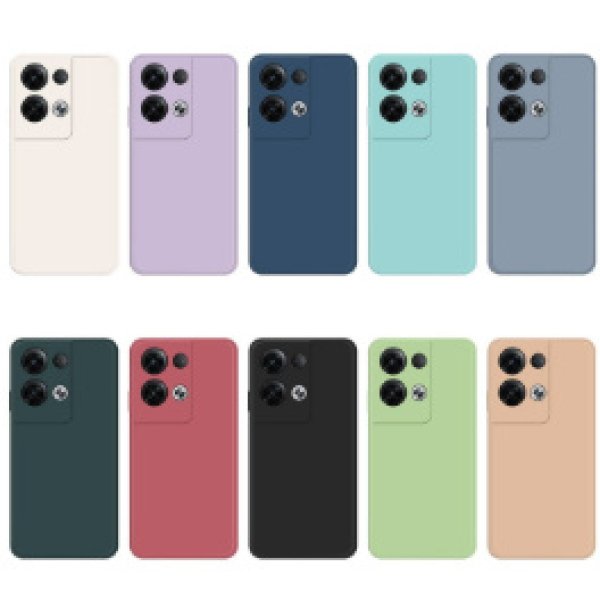 RENO 8 PRO BLACK SILICONE CASE
