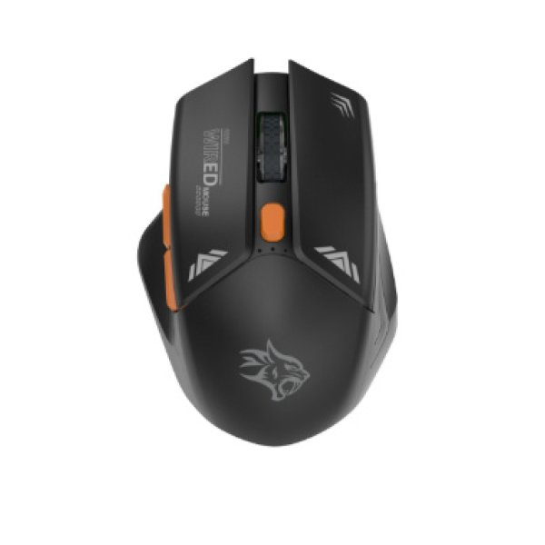 PORODO GAMING 2IN1 2.4G WIRELESS MOUSE DPI 1600 BLACK