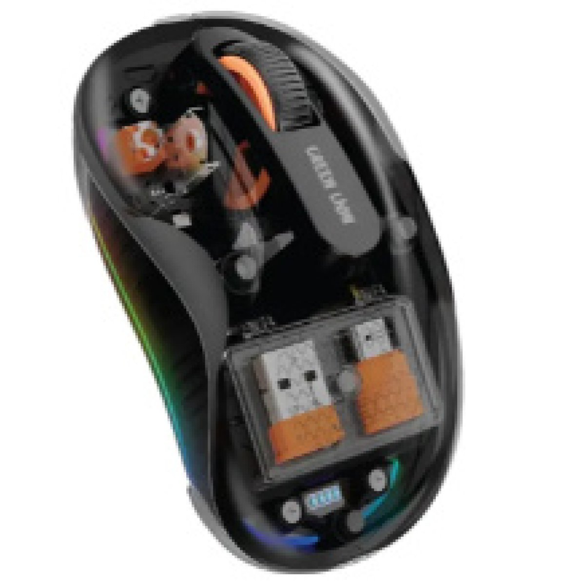 GREEN LION WIRELESS TURTLE MOUSE 2400DP BLACK - Image 1