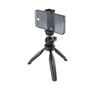 0.0145370020175578366619470-1-1.jpg MINI TRIPOD WITH PHONE HOLDER - Image 1