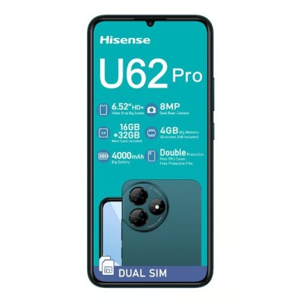 HISENSE U62 PRO 4GB RAM 16GB ROM