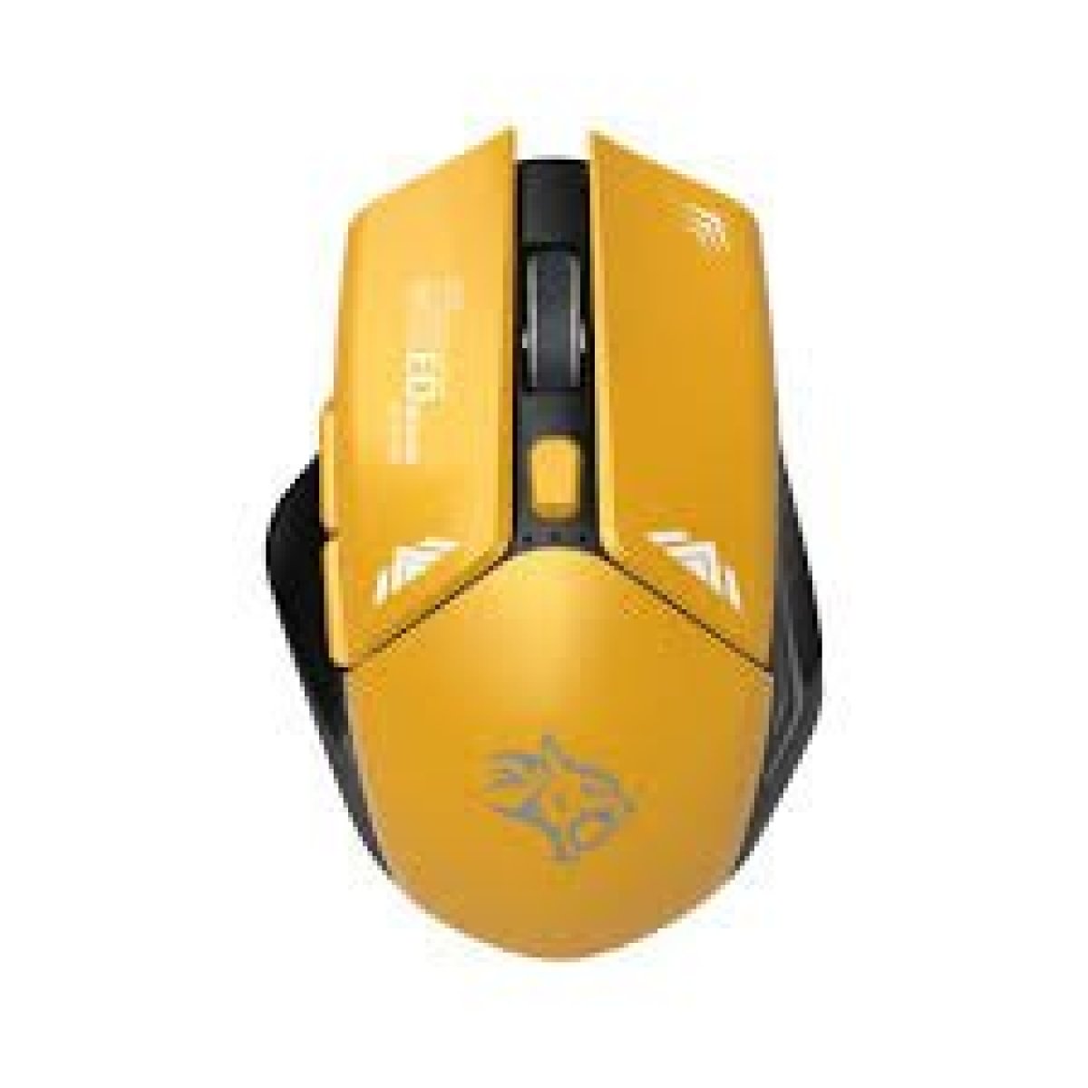 GAMING 2IN1 2.4G WIRELESS MOUSE DPI 1600 - YELLOW - Image 1