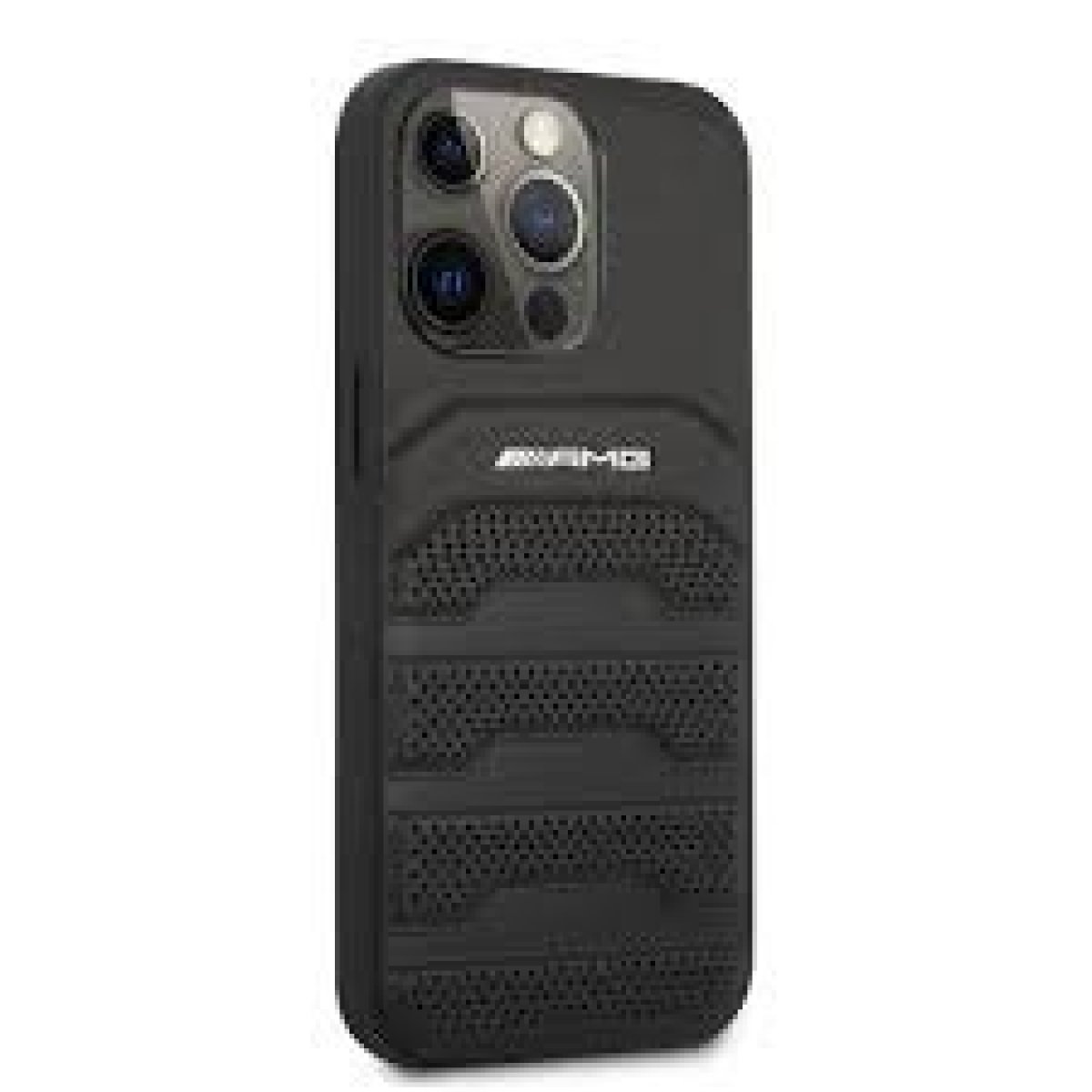 LEATHER EMBOSSED WHITE LOGO BLACK - Image 1