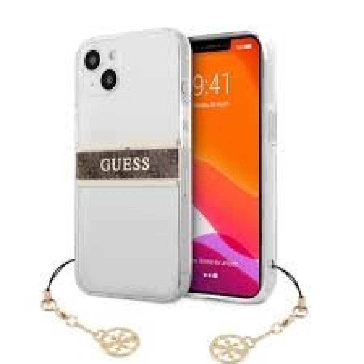 CLEAR 4G STRIPE W CHARM GREY - Image 1