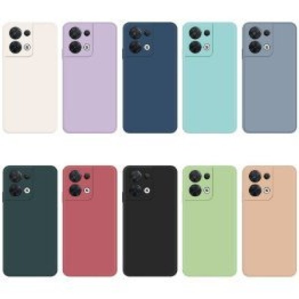 RENO 8 GREY/BLUE SILICONE CASE