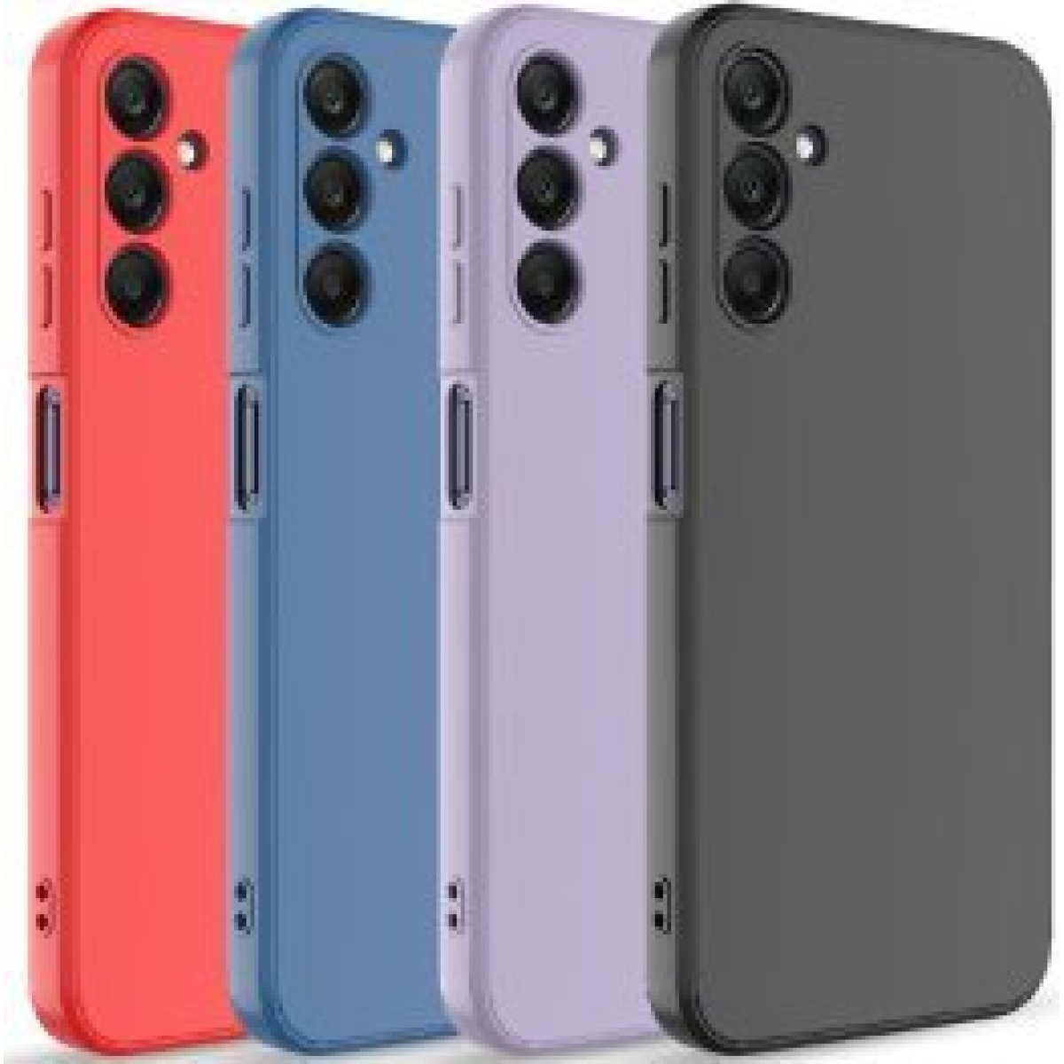 GALAXY A25 BLACK SILICONE COVER - Image 1