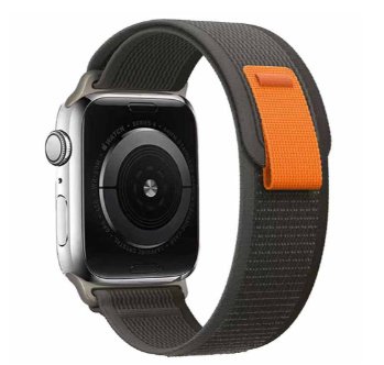 0.35774300 175878736219499.jpg STRAP FOR IWATCH ALPINE ORANGE/BLACK - Image 1
