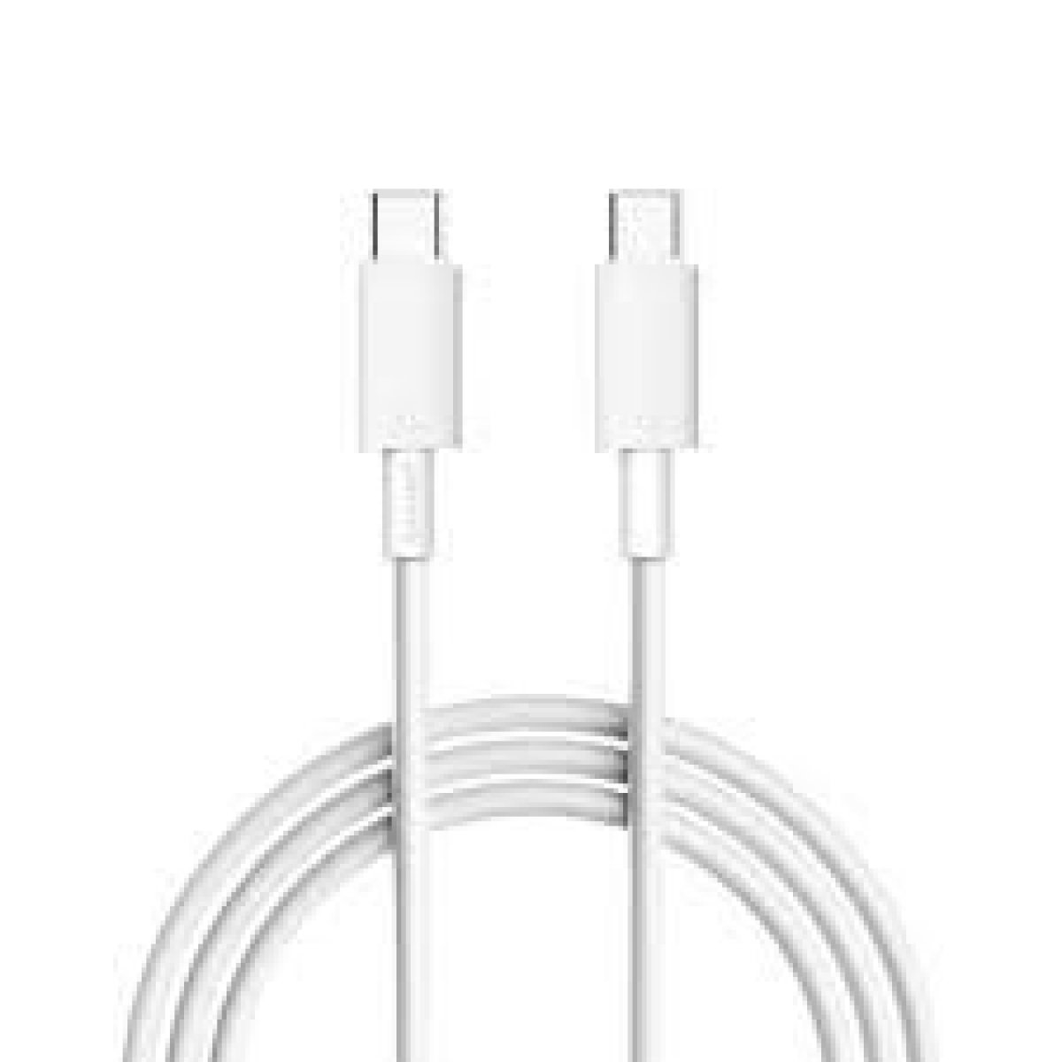 USB C TO C PVC CABLE 3M - WHITE - Image 1
