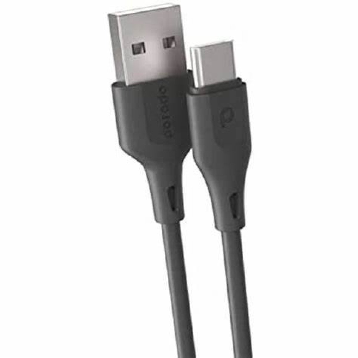 USB A TO C PVC CABLE 3M - BLACK - Image 1