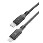 POWEROLOGY LIGHTNING TO USB C 1.2M GREY
