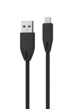 0.6082180020175879914723358-1-1.jpg POWEROLOGY LIGHTNING TO USB C ALUMINIUM SHELL BRAIDED 1.2M BLACK - Image 1