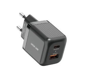 0.6389920020175871403223384-1-1.jpg GREEN LION ULTRA COMPACT GAN WALL CHARGER EU PIN A+C PD20W - Image 1