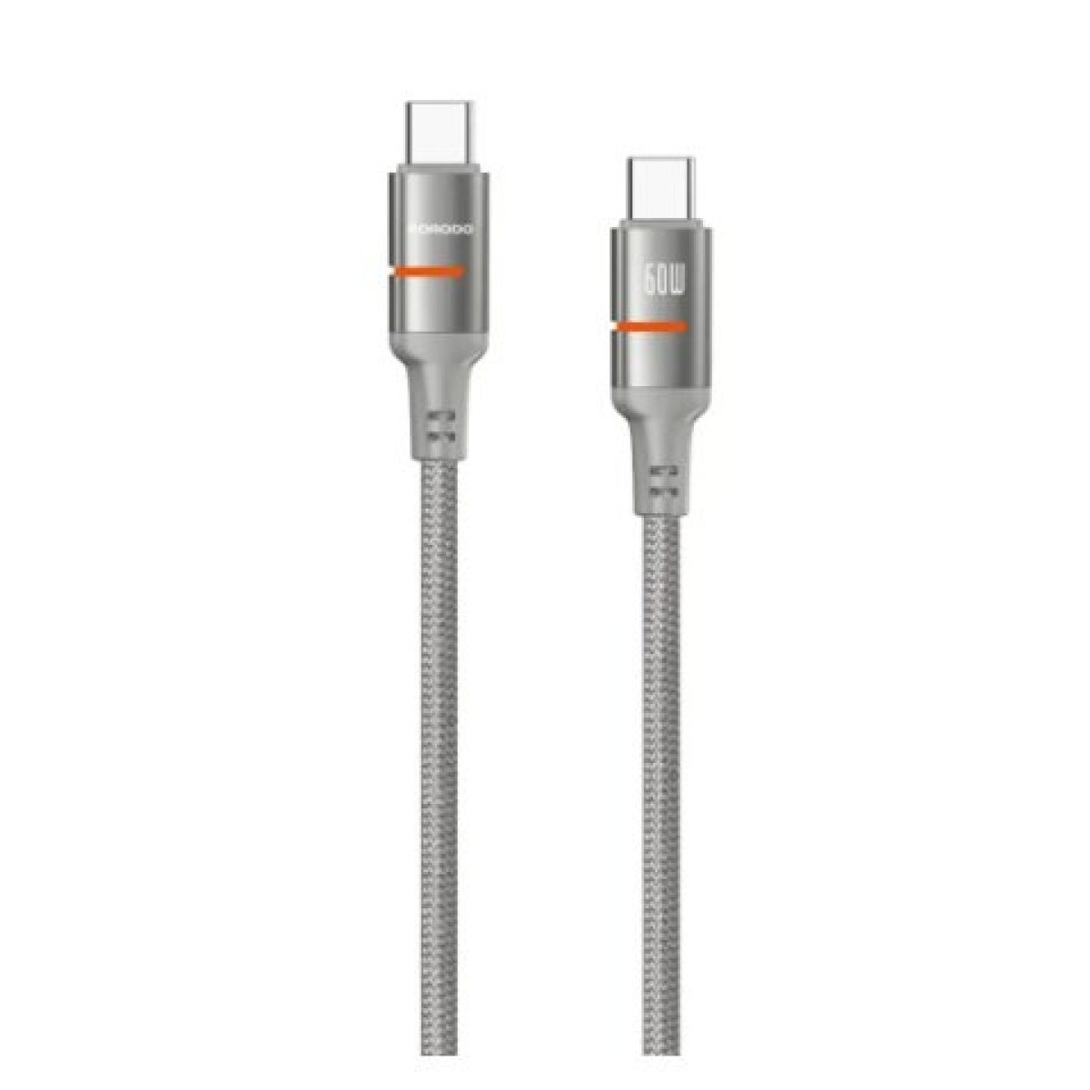 PORODO CHARGE LTE USB C TO C GREY - Image 1