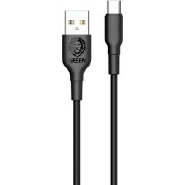 USB A TO USB C PVC 1M 2.4M BLACK
