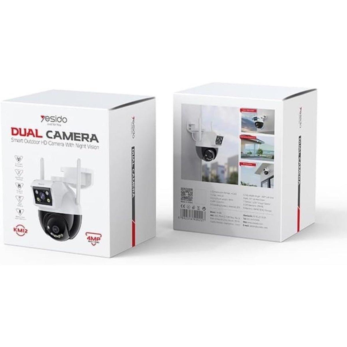 DUAL OUTDOOR CAMERA KM12 - Image 1