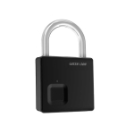 FINGERPRINT PADLOCK BLACK