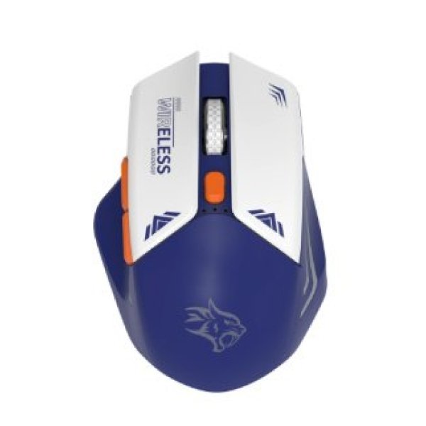 PORODO GAMING 2IN1 2.4G WIRELESS MOUSE DPI 1600-BLUE