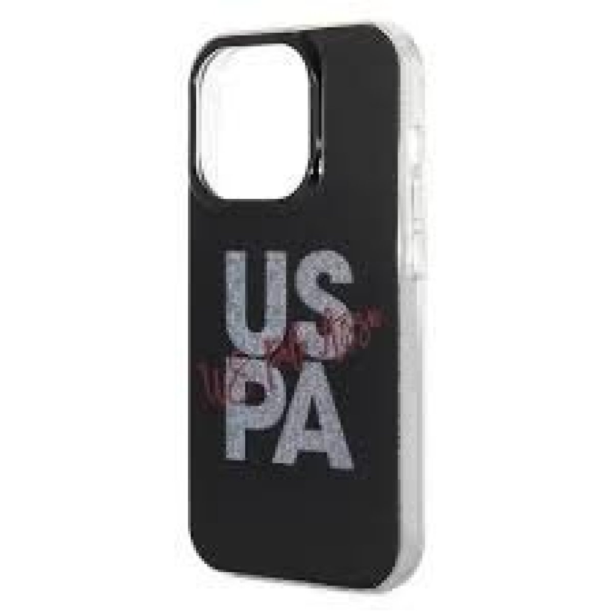 GLITTER LOGO CASE BLACK - Image 1