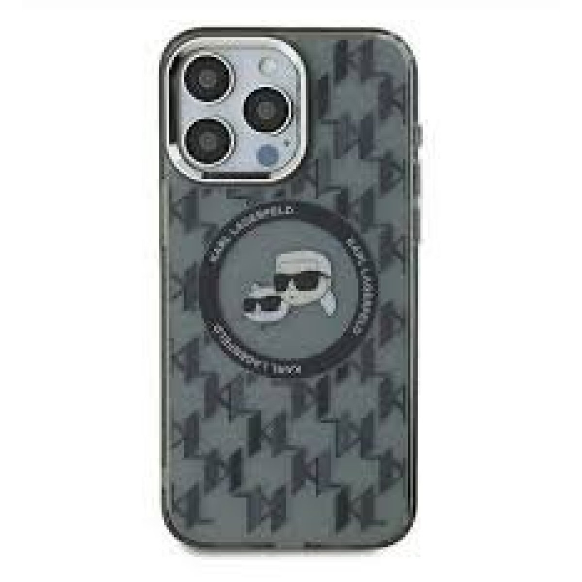 BLACK TRANSPARENT W KL PATTERN - Image 1