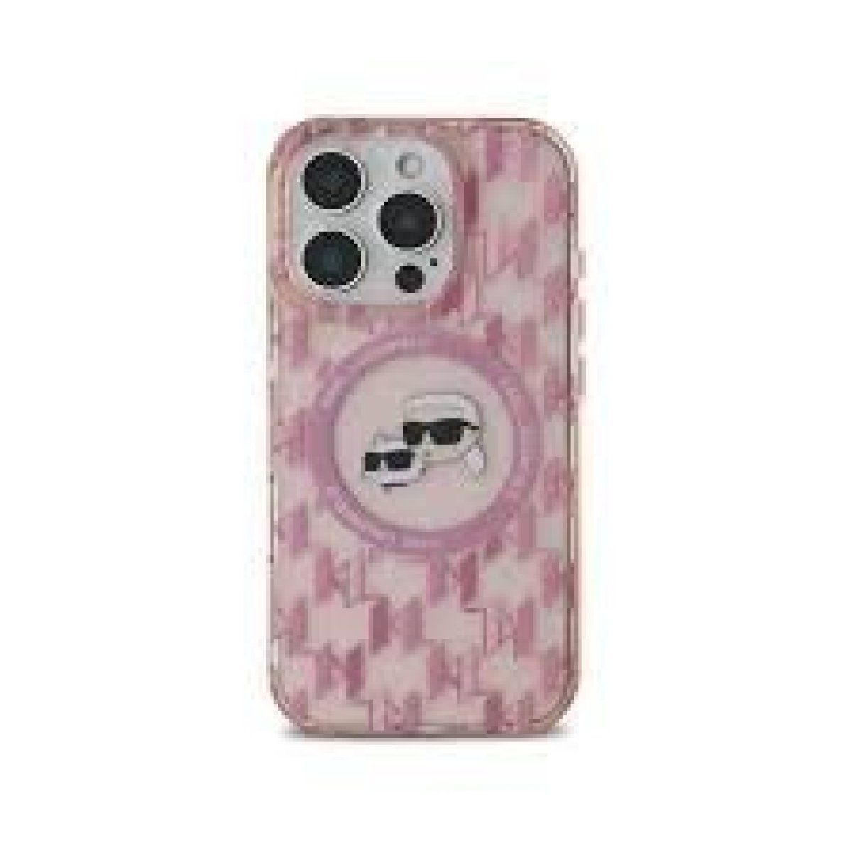 PINK MAGSAFE TRANSPARENT KL PATTERN - Image 1