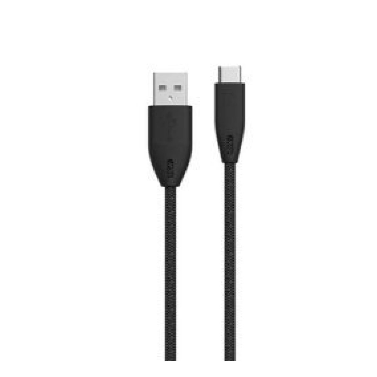 POWEROLOGY USB A TO C JACKET OVER MOLDED CABLE 1.2M WHITE - Image 1