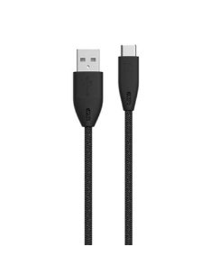 0.96357100 175879974723343.jpg POWEROLOGY USB A TO C JACKET OVER MOLDED CABLE 1.2M WHITE - Image 1