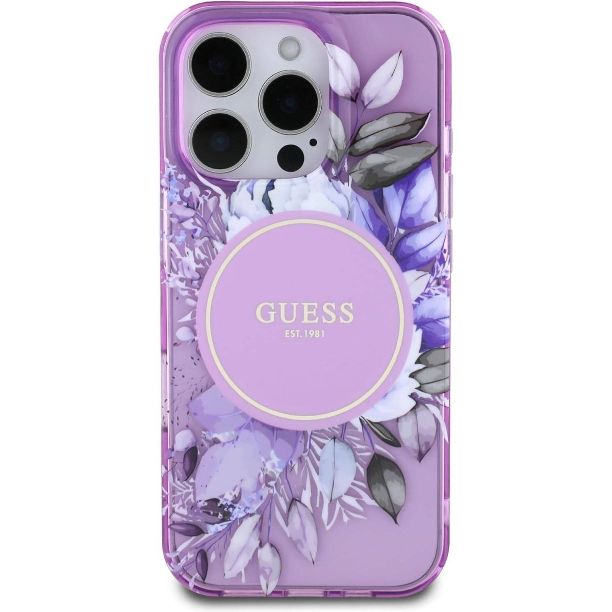 MAGSAFE PURPLE FLOWER DESIGN - Image 1
