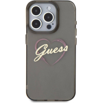 CLEAR PINK CASE W HEART LOGO