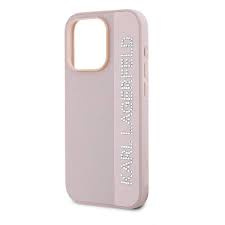 0.69578100 173476852417119.jpg PINK SAFFIANO LEATHER RHINESTONE CASE - Image 1